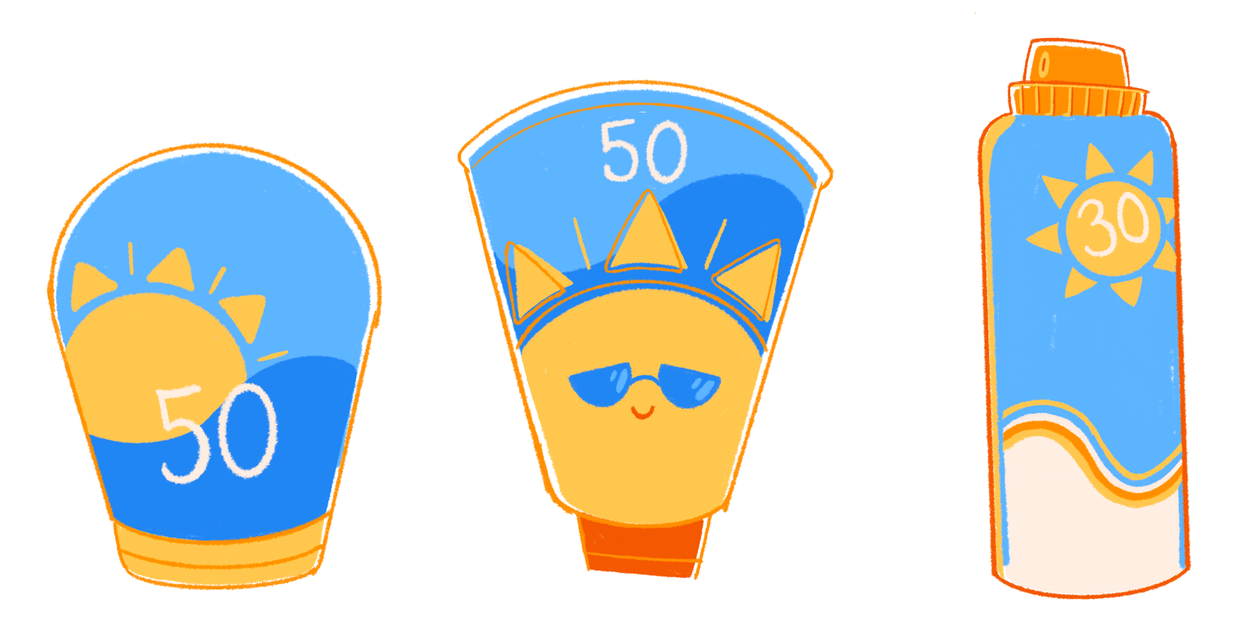 Sunscreen Bottles